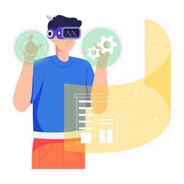 Burada düz bir metaevren tarımı çizimi var.