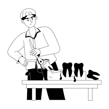 Diş çekmenin modern tasviri