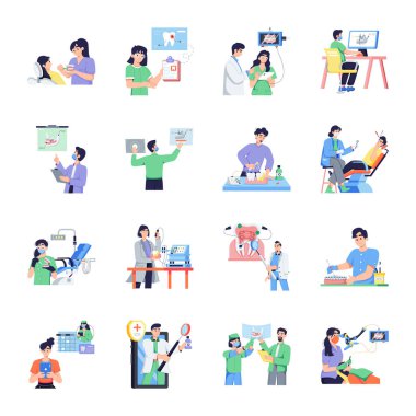 Düz Biçim Diş Hattının Koleksiyonu