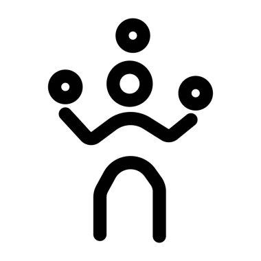 Top oynayan bir karakteri gösteren bir taslak simgesi