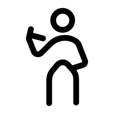 Kan testini gösteren bir satır biçimi simgesi