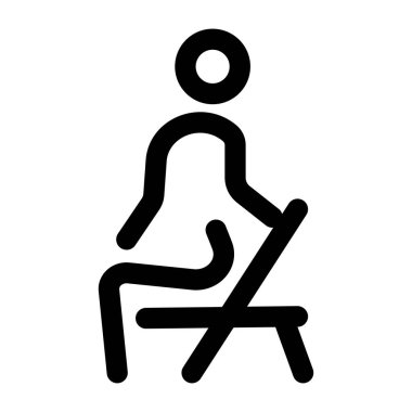 Omurga seferberliğini temsil eden bir taslak biçim simgesi