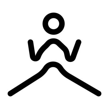 Yan bölünme esnekliğini gösteren bir taslak biçim simgesi