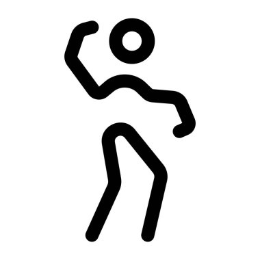 Bale duruşunu gösteren doğrusal bir simge