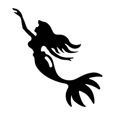 Bir peri denizkızının sembolüne bakın.