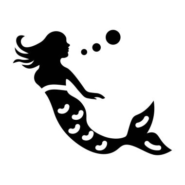 Siren kızın iyi tasarlanmış bir simgesi.