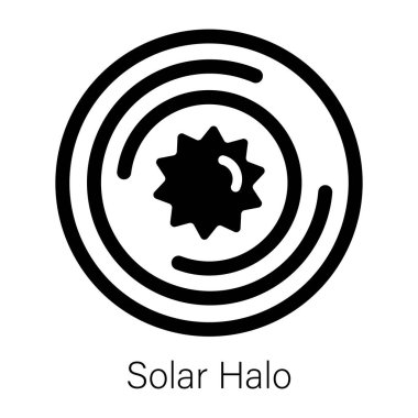 Güneş halesinin son katı simgesi