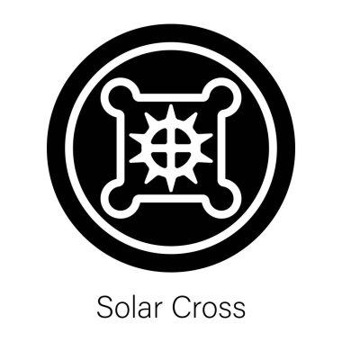 Güneş Haçı 'nın iyi tasarlanmış bir sembolü.