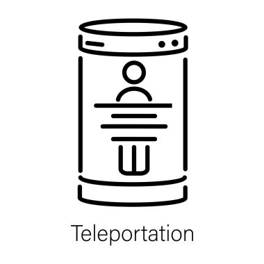 Işınlanmanın ana simgesine bak