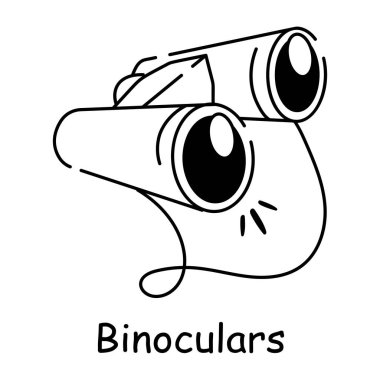 Dürbünün bu el çizilmiş simgesini al