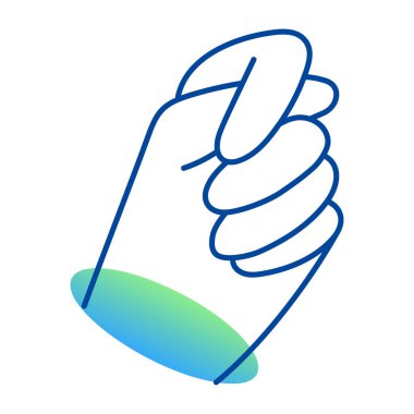 Duga Mudra simgesini temsil eden karalama tarzı bir simge