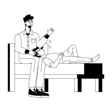 Baba hikayesinin modern tasviri.