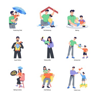 Babalık Flat Çizimlerinin Kullanışlı Paketi