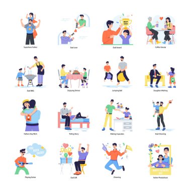 Baba Çocuk Bağlama Tabloları Paketi