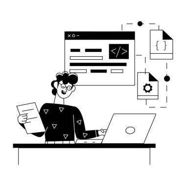 Bir web programcısının kullanışlı doğrusal mini çizimi