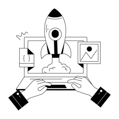 Yazılım başlangıcının kullanışlı doğrusal mini çizimi