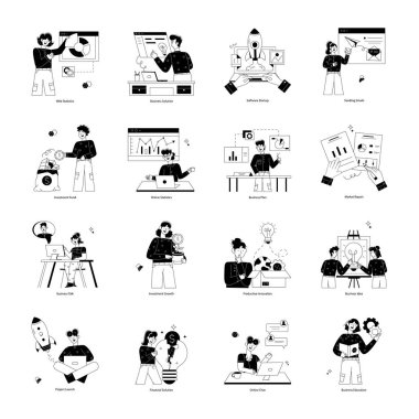 Başlangıç Projesi Glyph Mini Resimleri Koleksiyonu