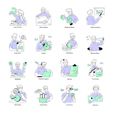 Doodle Mini Çizimleri Proje Yönetimi