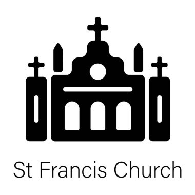 St. Francis Kilisesi 'nin son moda ikonu.