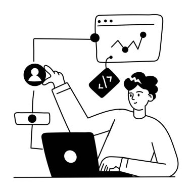 Bu web geliştiricisini alın küçük çizimler