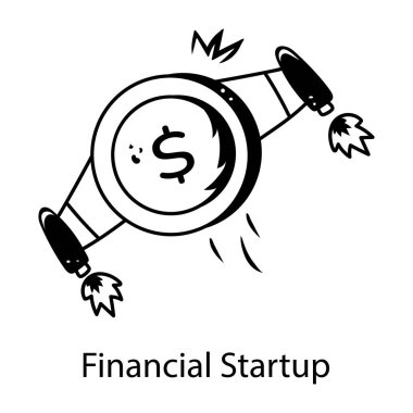 Finansal girişimin bu karalama simgesini al