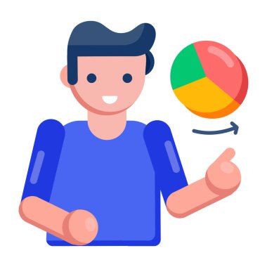 Düz biçimde dizayn edilen büyümeyi öngören bir simge