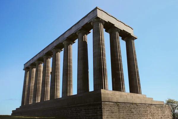 Columns of temple in Edinburgh Stock Picture