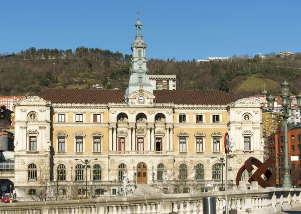 Câmara Municipal de Bilbau, Bizkaia, País Basco, Espanha . — Fotografia de Stock