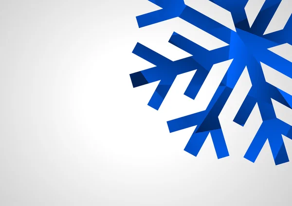 Snowflake wallpaper with low poly effect — Stock Photo, Image