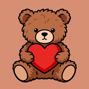 şirin ayının kırmızı kalbi ep dosyaları ile vektör biçiminde kucaklaması, bu resim düzenlenebilir ve kitaplar, posterler, tişörtler vs. için kullanılabilir.