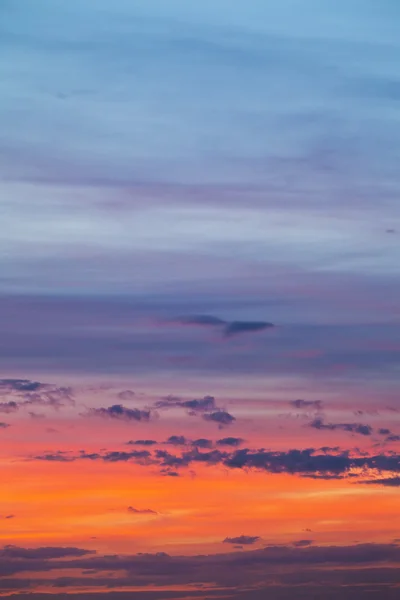 Farbhimmel bei Sonnenuntergang — Stockfoto