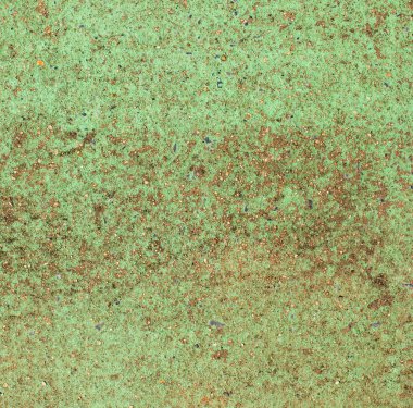 Eski yeşil çimento duvar.