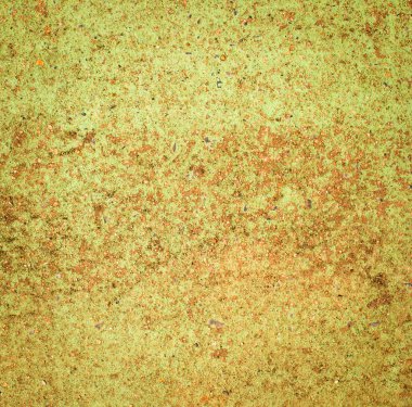 Eski yeşil çimento duvar.