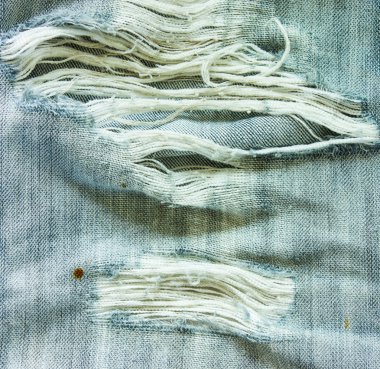 Eksik bir Denim kumaşlar.