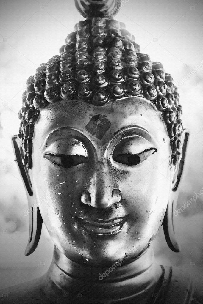 A Face Buddha statue.