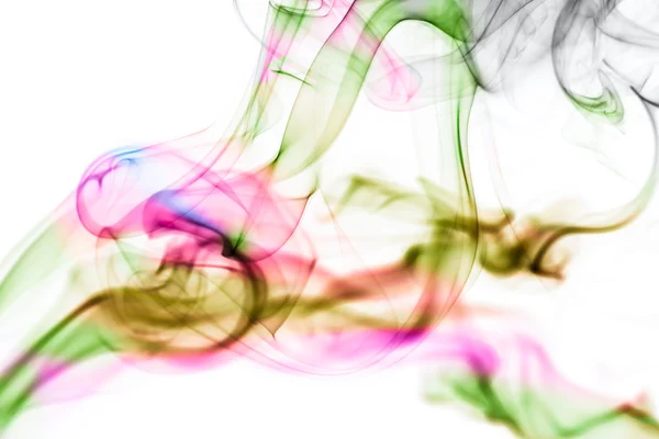 Abstrakt viele Farben Rauch. — Stockfoto