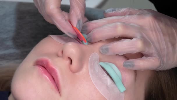 Processus d'extension des cils — Video