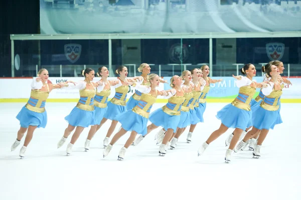 Team Schweden zwei Gruppenspiele — Stockfoto