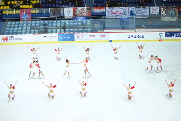 Ausgeglichenes Team in Zagreb — Stockfoto