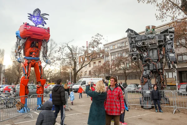 Transformadores que protegem Zagreb — Fotografia de Stock