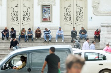 Tunis'te Müslüman erkekler