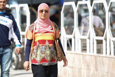 Tunis'te Müslüman kadın