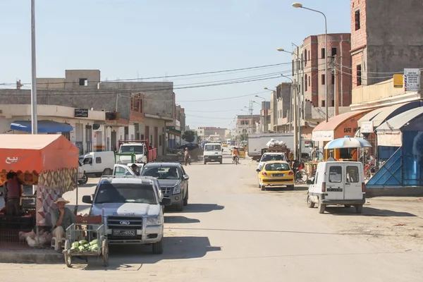 Typická ulice v Kairouan — Stock fotografie