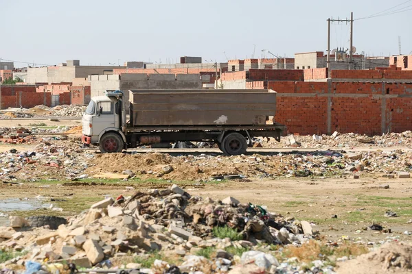 Construction site in Kairouan — Stock Photo, Image