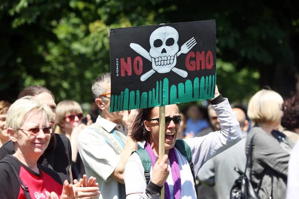 Protest gegen Monsanto, Zagreb, Kroatien — Stockfoto