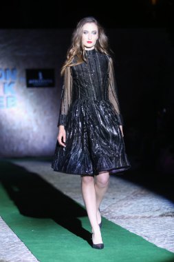 Moda Haftası Zagreb : Sylvio Roubertto Kovacic, Zagreb, Hırvatistan.