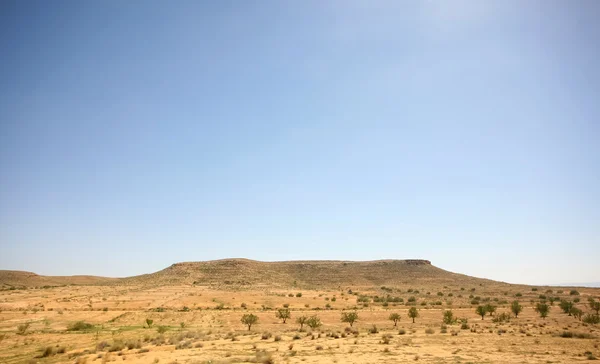 Rotsachtige Saharawoestijn — Stockfoto