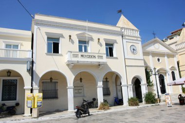 Müze solomos ve kalvos Aziz markos meydanda zakynthos üzerinde