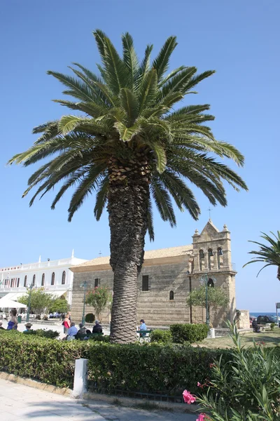 Iglesia San Nicolás de Mole en la Plaza Solomos — Foto de Stock