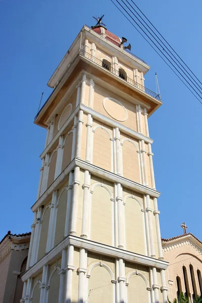 Torre de la Iglesia Ortodoxa en la ciudad de Zakynthos — Foto de Stock